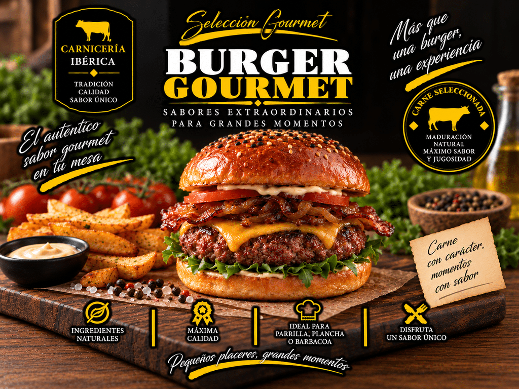 Gourmet Burger (180gr Units) Gourmet Burger (180gr Units)