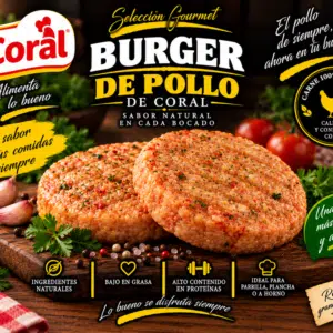 Burger de Pollo de Corral (Unidades de 180gr)