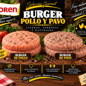 Burger de Pollo y Pavo (Unidades de 180gr)