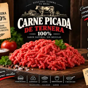 Carne Picada Limpia Ternera (Bandeja 1 kg)