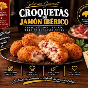 Croquetas de Jamón Ibérico (Bandeja de 1 kg)