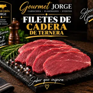 Filetes de Cadera de Ternera (Bandeja de 1 kg)