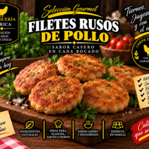 Filetes Rusos de Pollo (Bandeja de 1 kg)