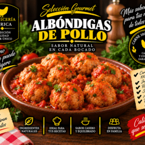 Albóndigas de Pollo (Bandeja de 1 kg)