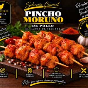 Pinchos Morunos de Pollo Tradicionales (Bandeja de 1 kg)