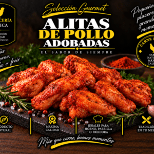 Marinated Chicken Wings (1 kg Tray)