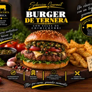 Burger de Ternera de Primera (Unidades de 200gr)