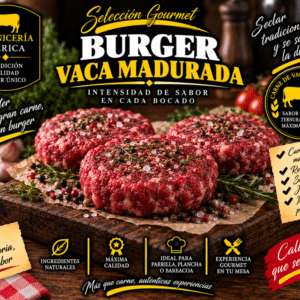 Burger vaca madurada (Unidades de 160 gr)