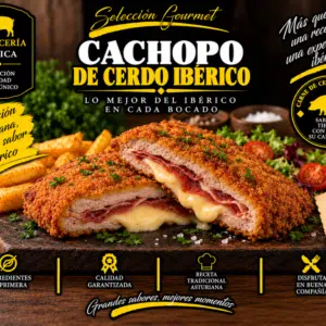 Iberian pork cachopo (1 kg tray)