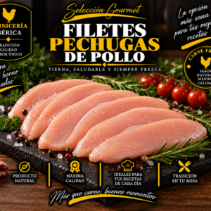Filetes de Pechuga de Pollo (Bandeja de 1 kg)