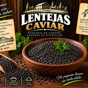Lenteja caviar (Envases de 1 kg)