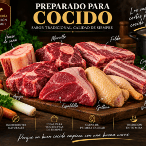 Preparado para cocido (en bandeja)