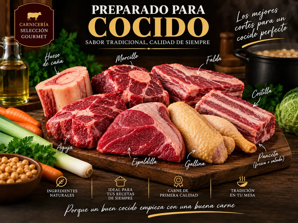 Preparado para cocido (en bandeja)